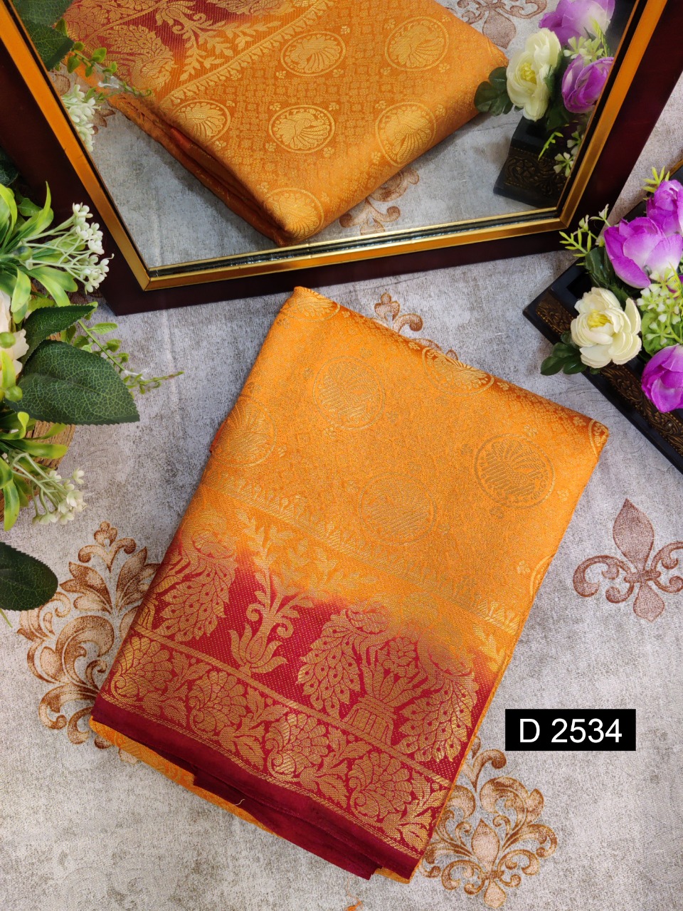 Buy Latest Design Kanjivaram Silk Sarees Collection 2022 (5)