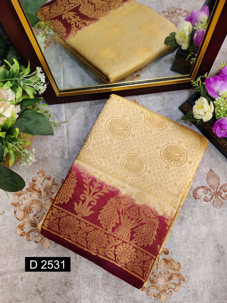 Buy Latest Design Kanjivaram Silk Sarees Collection 2022 (8)