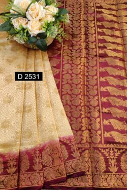 Buy Latest Design Kanjivaram Silk Sarees Collection .