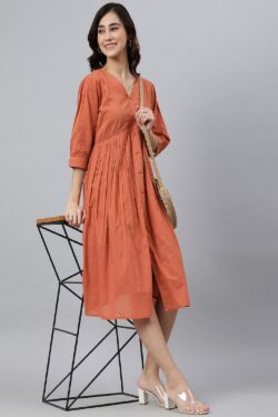 Buy Online Latest Orange Kurti Designar In India.